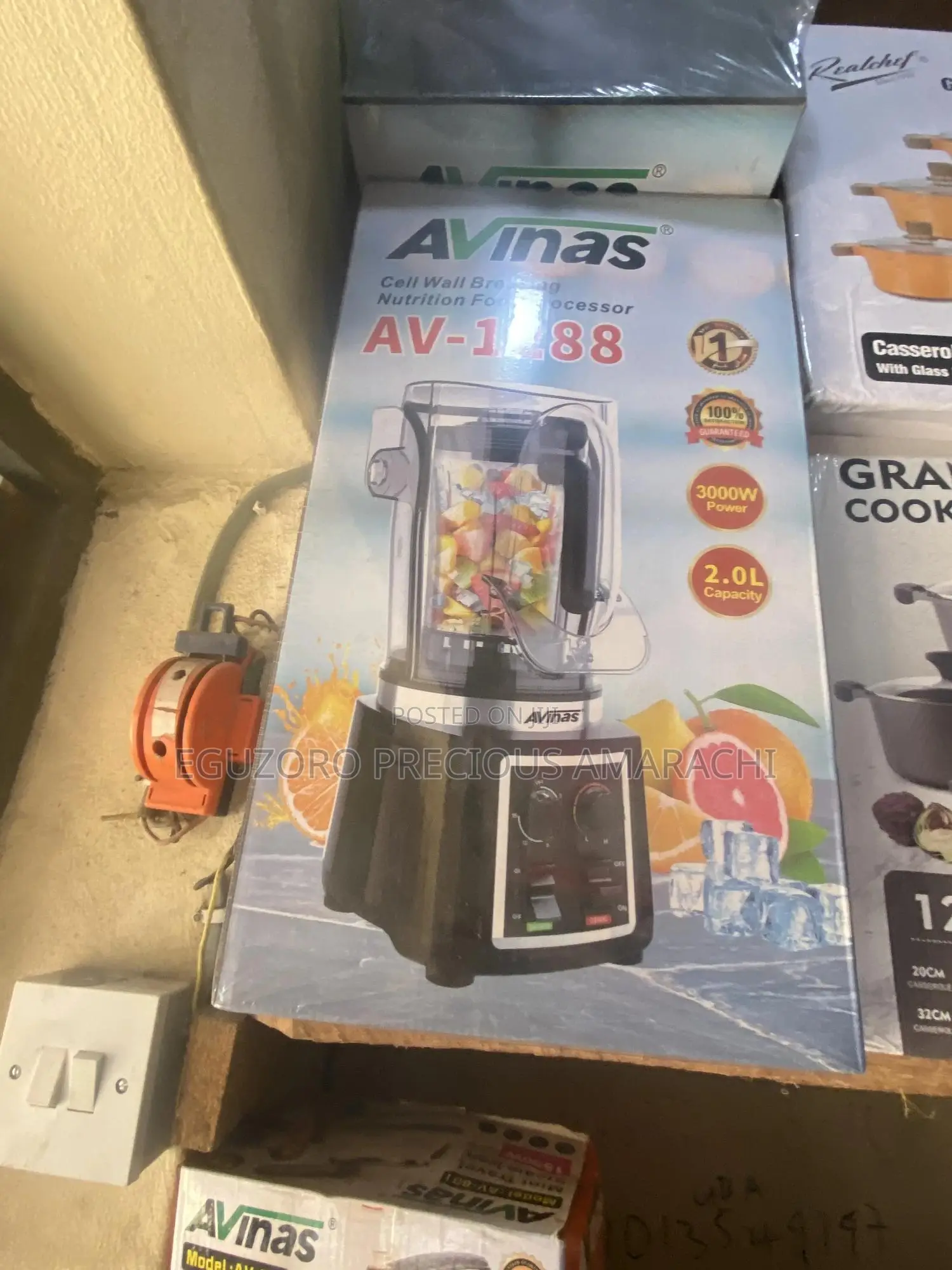 Avinas Commercial Blender 100% Copper