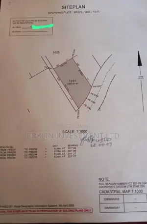 Plot of Land for Sale at Wuye FCT Abuja