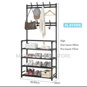 Durable Steel Multipurpose Hanger Shoe Rack
