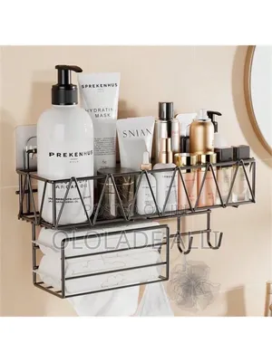 Storage Rack With Tissue Holder