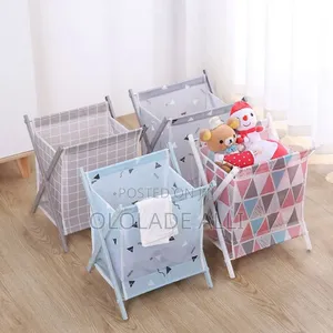 Laundry Clothes Basket Cross Design