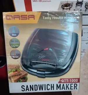 4 Slice Qasa Toasting Machine/Sandwich Maker + Warranty