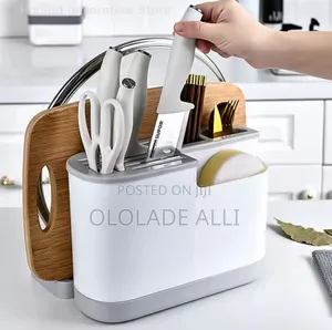 Pot Cover Cutting Board Holder Knife
