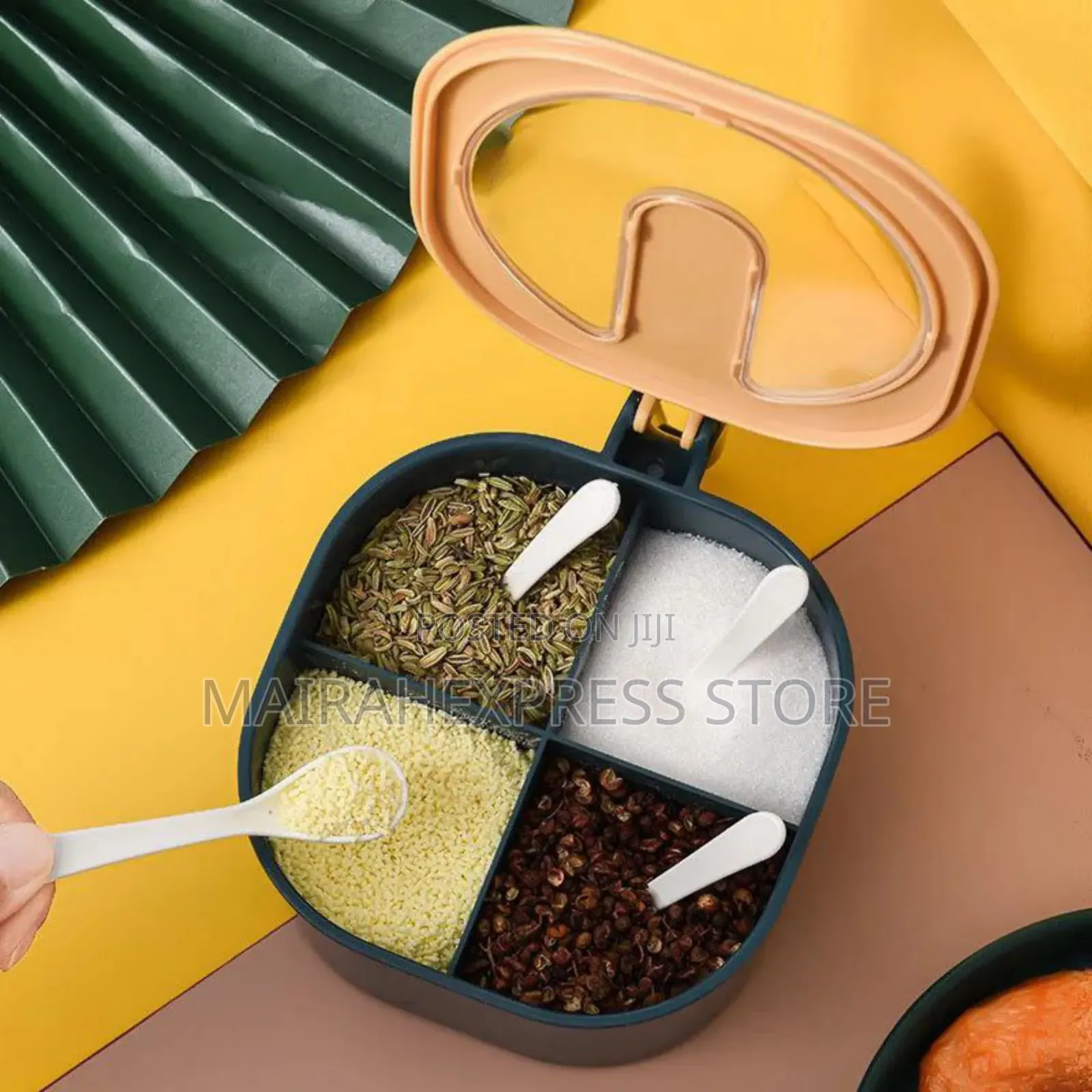 4 Compartment Spice Rack
