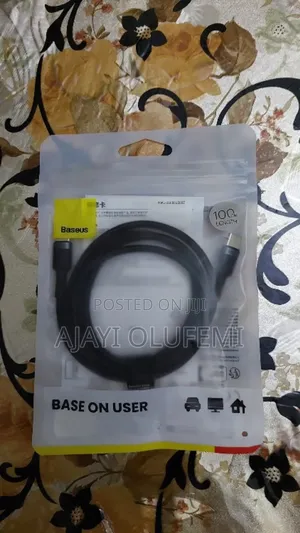 Baseus 100w Usb C to Usb Charging Cable