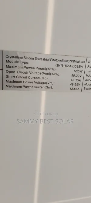 585watts Longi Solar Panel