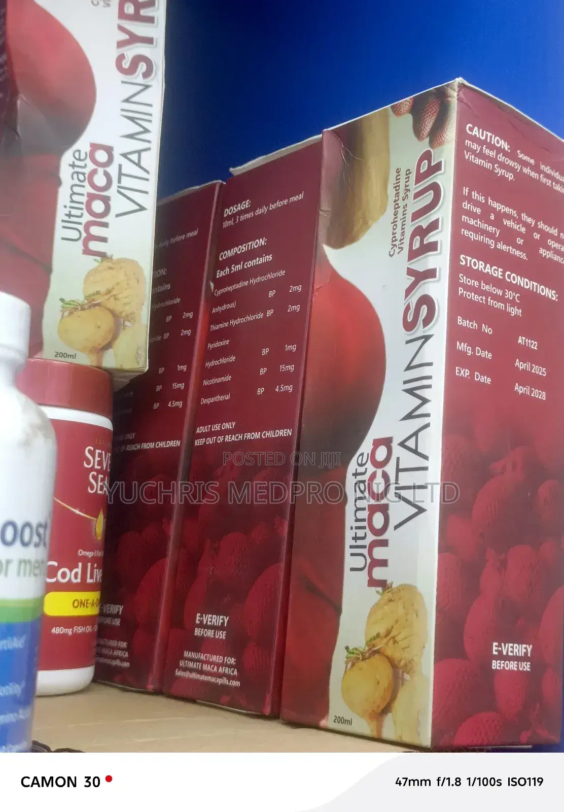 Ultimate Maca Vitamin Syrub