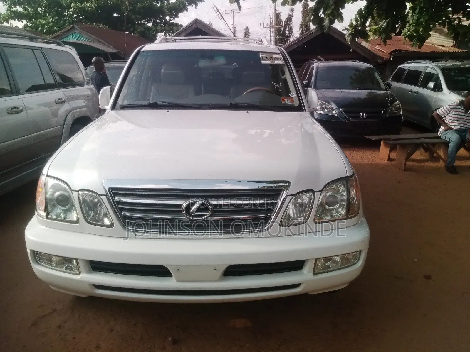 Lexus LX 470 AWD 2005 White