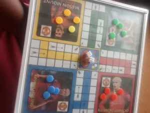 Glass Face Ludo With Complete Dice and Seed