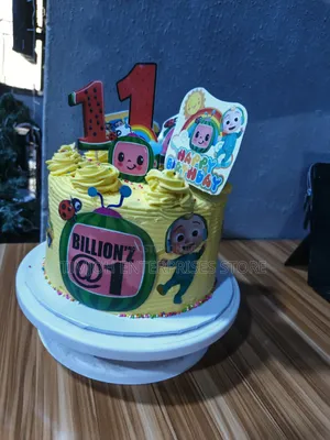 Cocomelon Birthday Buttercream Cake