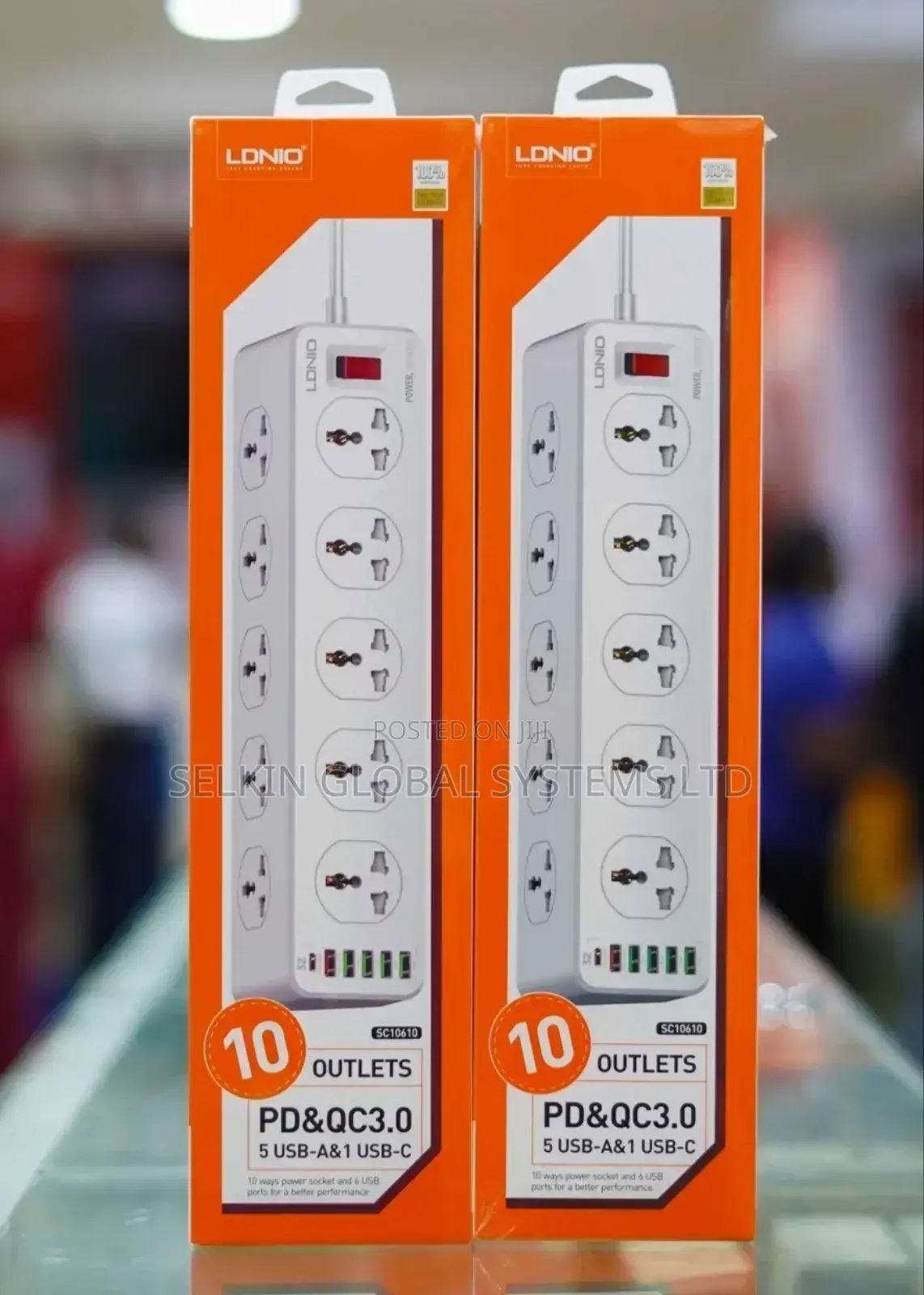 Ldnio 10 Power Power Socket With Usb Ports