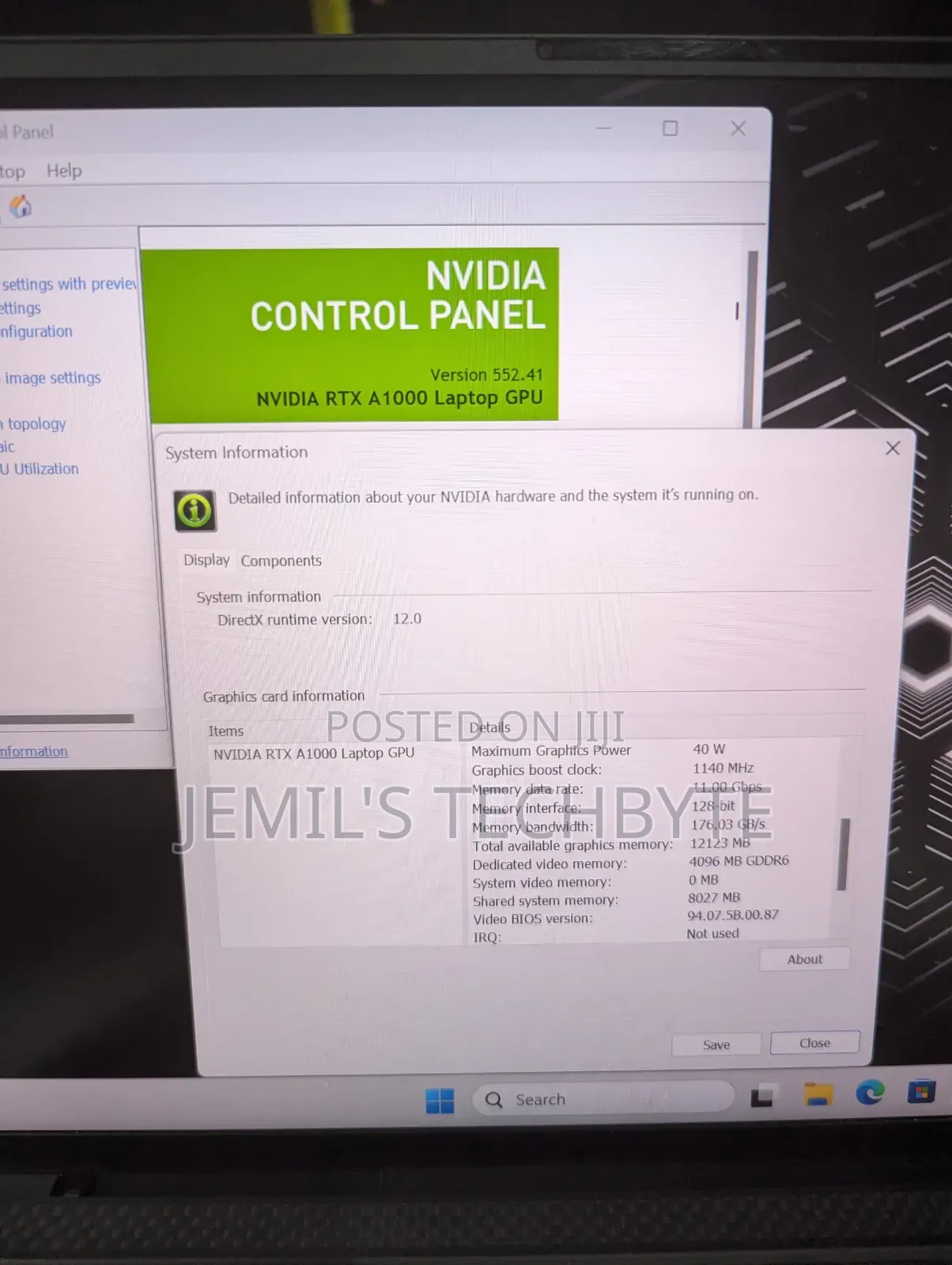 Laptop Dell Precision 5480 16GB Intel Core I7 SSD 1T