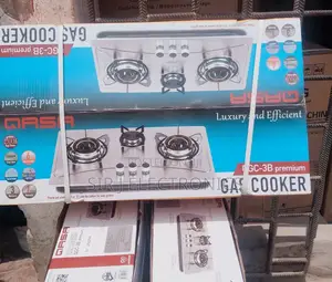 3 Burner Qasa Cabinet / Inbuilt Gas Cooker + Warranty