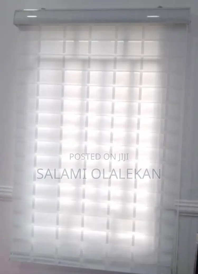 White 3d Window Roller Blind