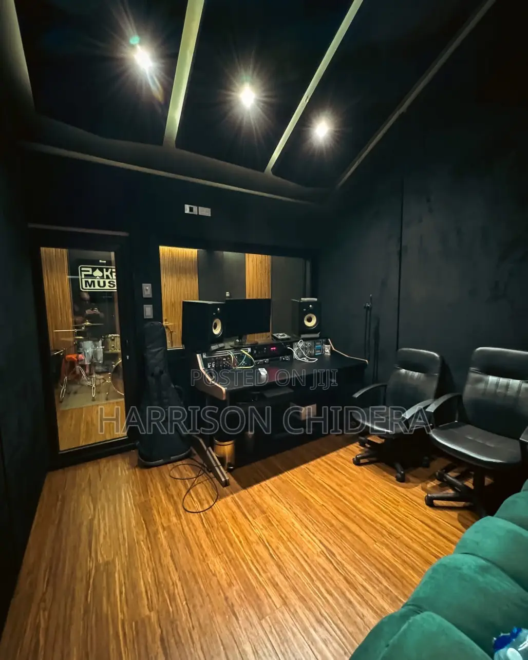 2ft by 7ft Acoustic Panel Dark Glow