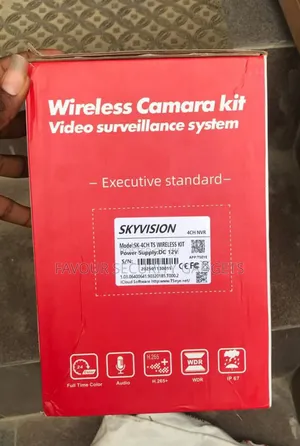 Wireless CCTV Camera Kit 4 Channel