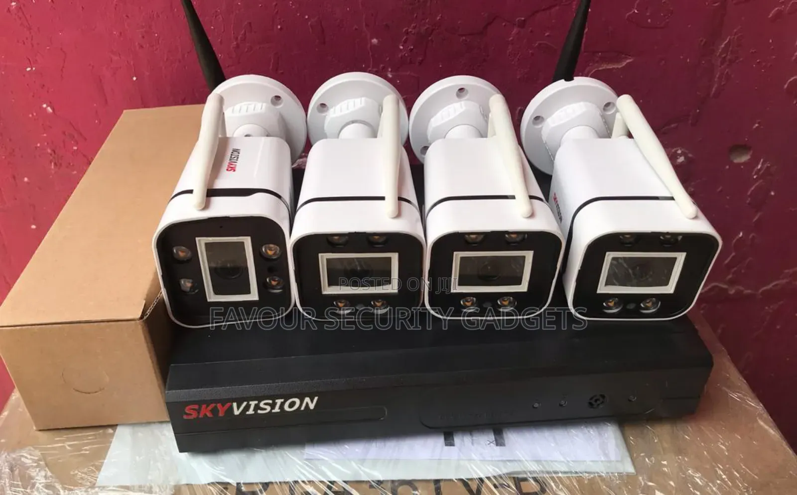 Wireless CCTV Camera Kit 4 Channel