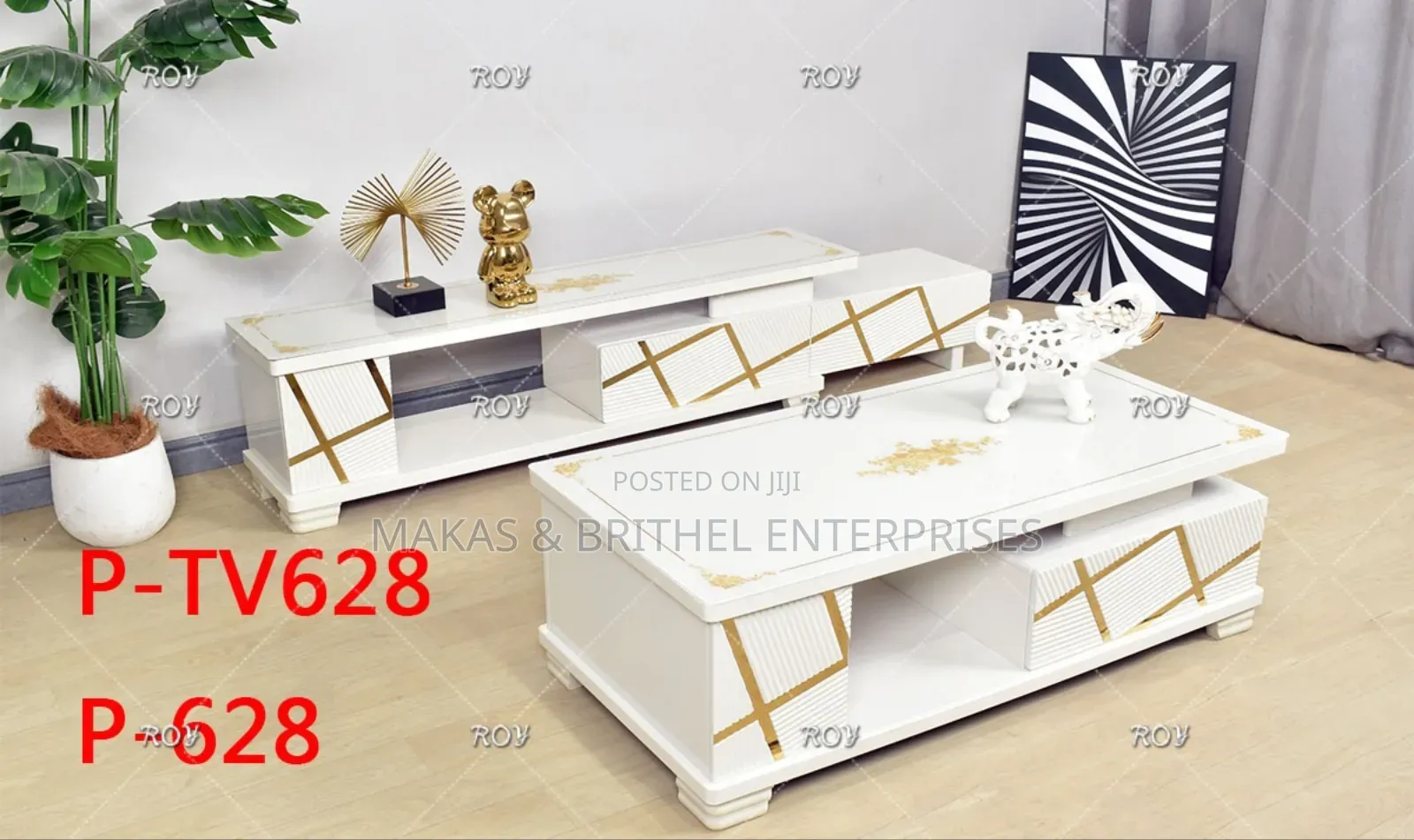 1.5m Tv Stand With Big Table