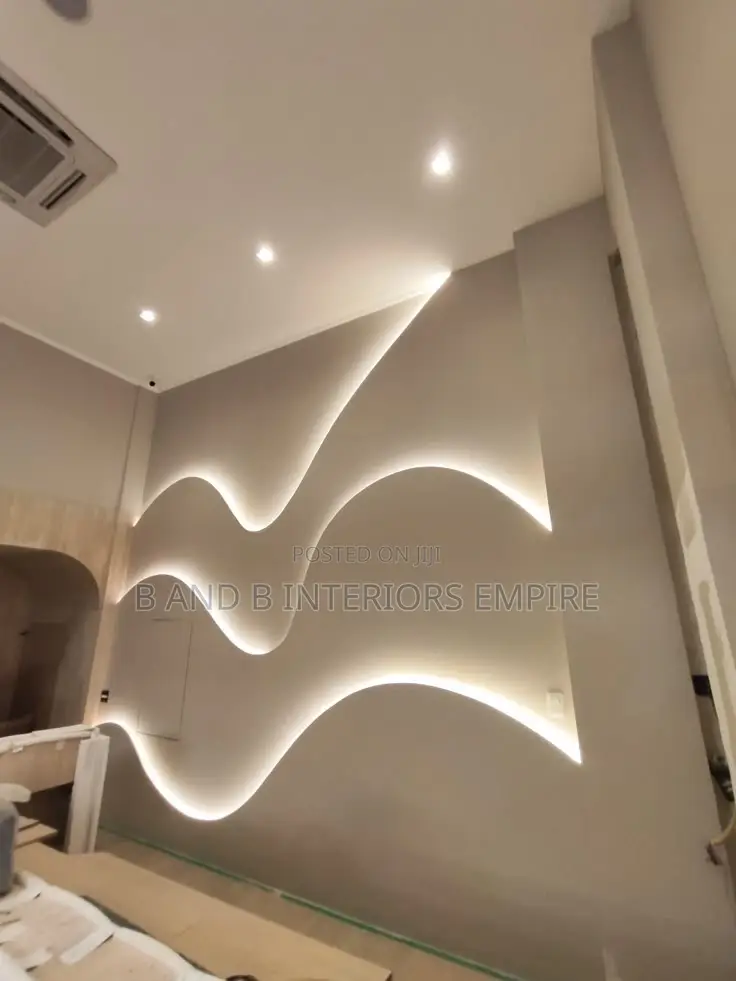 Wall Plasterboard Created Design