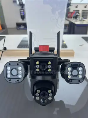 CCTV Solar Camera Four Lens With Voice Record