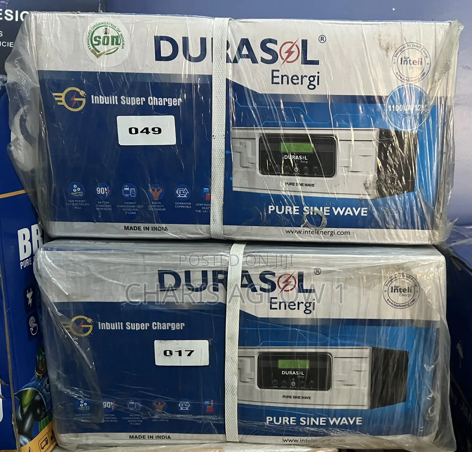 1.1kva/12volt Durasol Inverter
