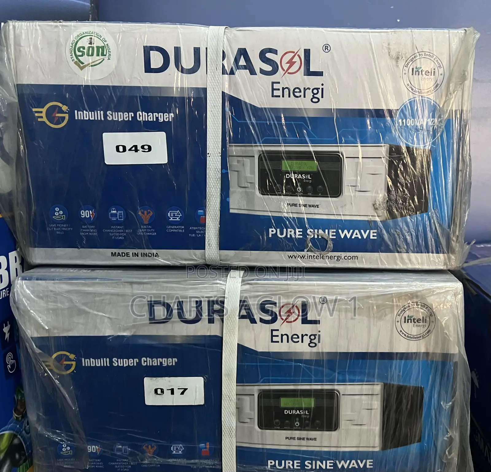 1.1kva/12volt Durasol Inverter