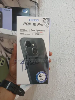New Tecno Pop 10 128 GB Black