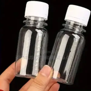 50ml Transparent Pet Bottles With Seal Cover. (50pcs)