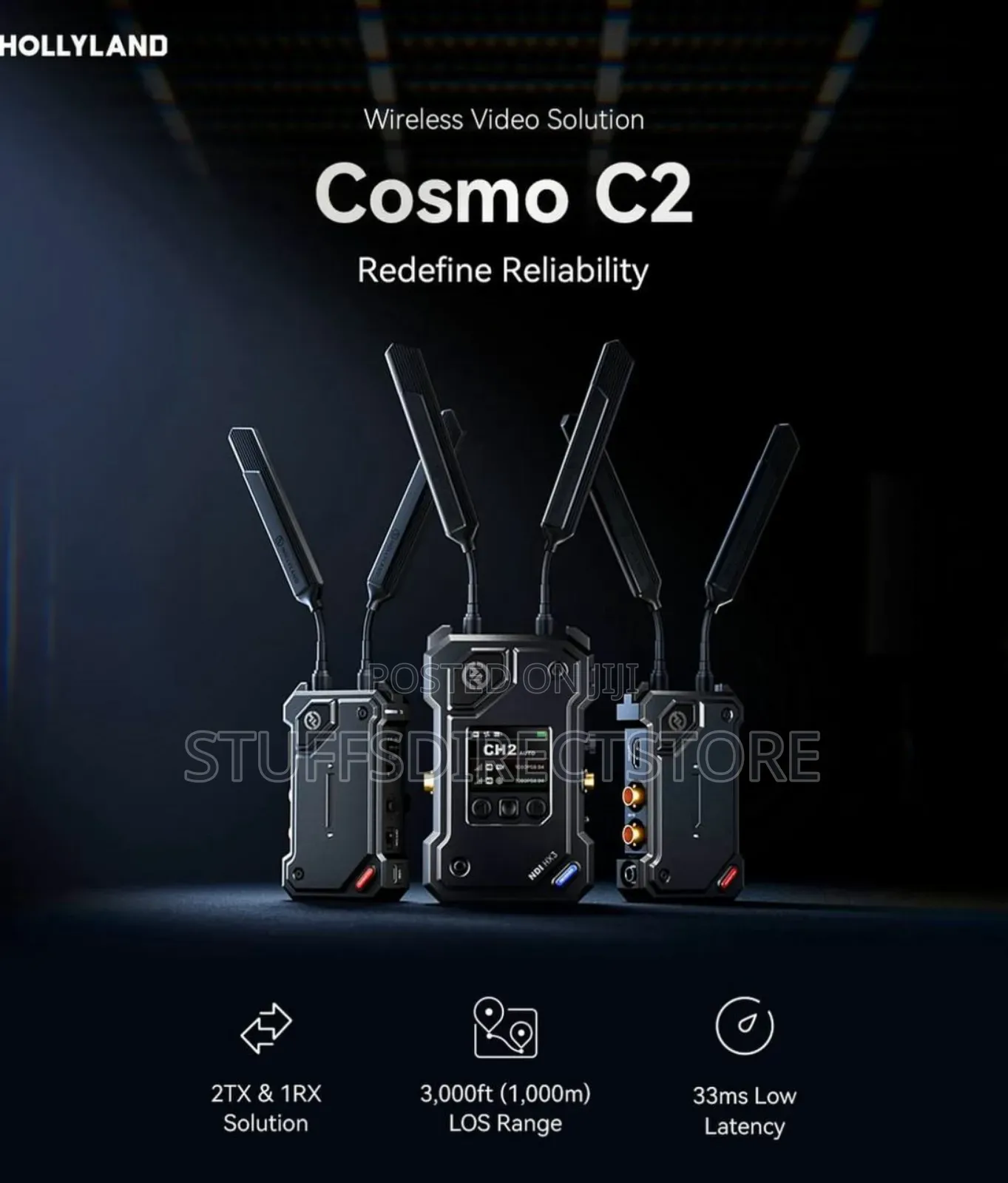 Hollyland Cosmo C2 Hdmi/Sdi Wireless Video 2 Transmitter Sys