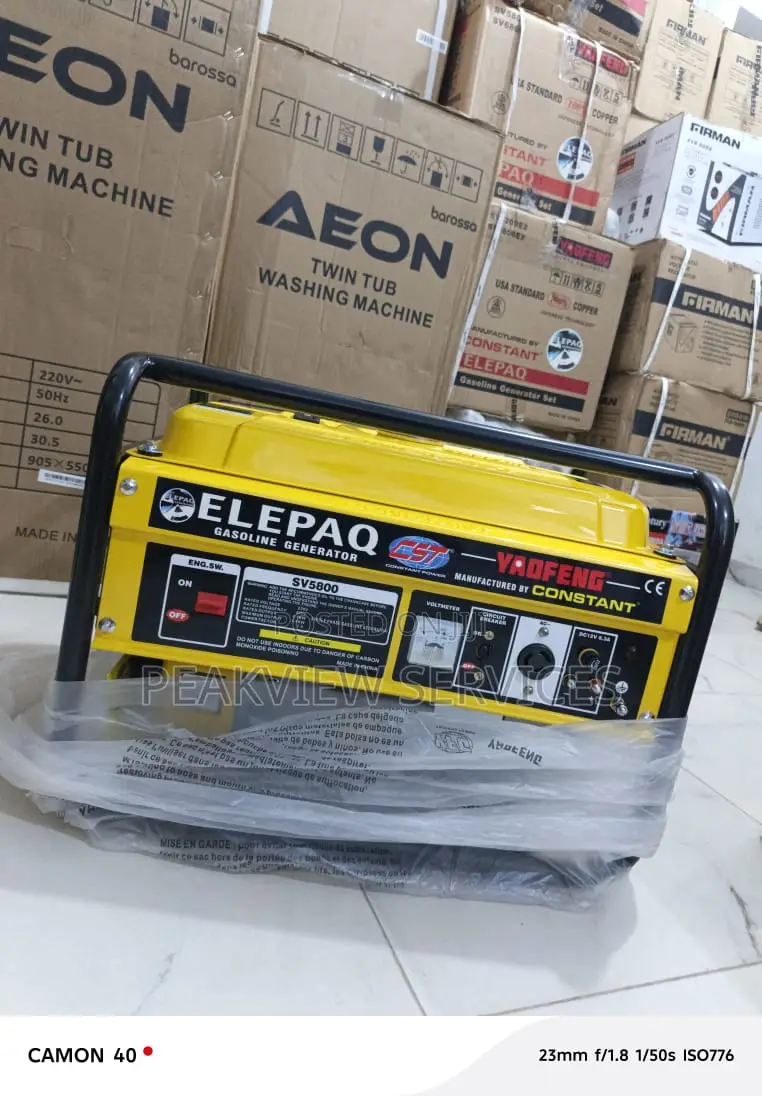 Elepaq Sv5800 – Generator With Strong Coil Manual Start