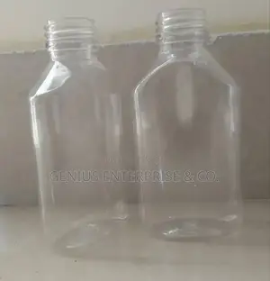 New 250ml Square Schnapp Pet Bottles With Cover