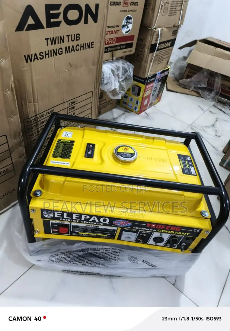 Reliable Gen for Everyday Work – Elepaq Sv5800 3.5kva