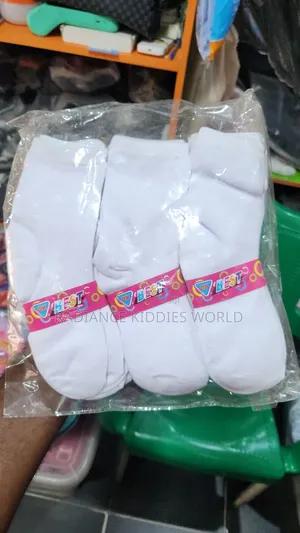 Photo - White School Socks for Toddlers