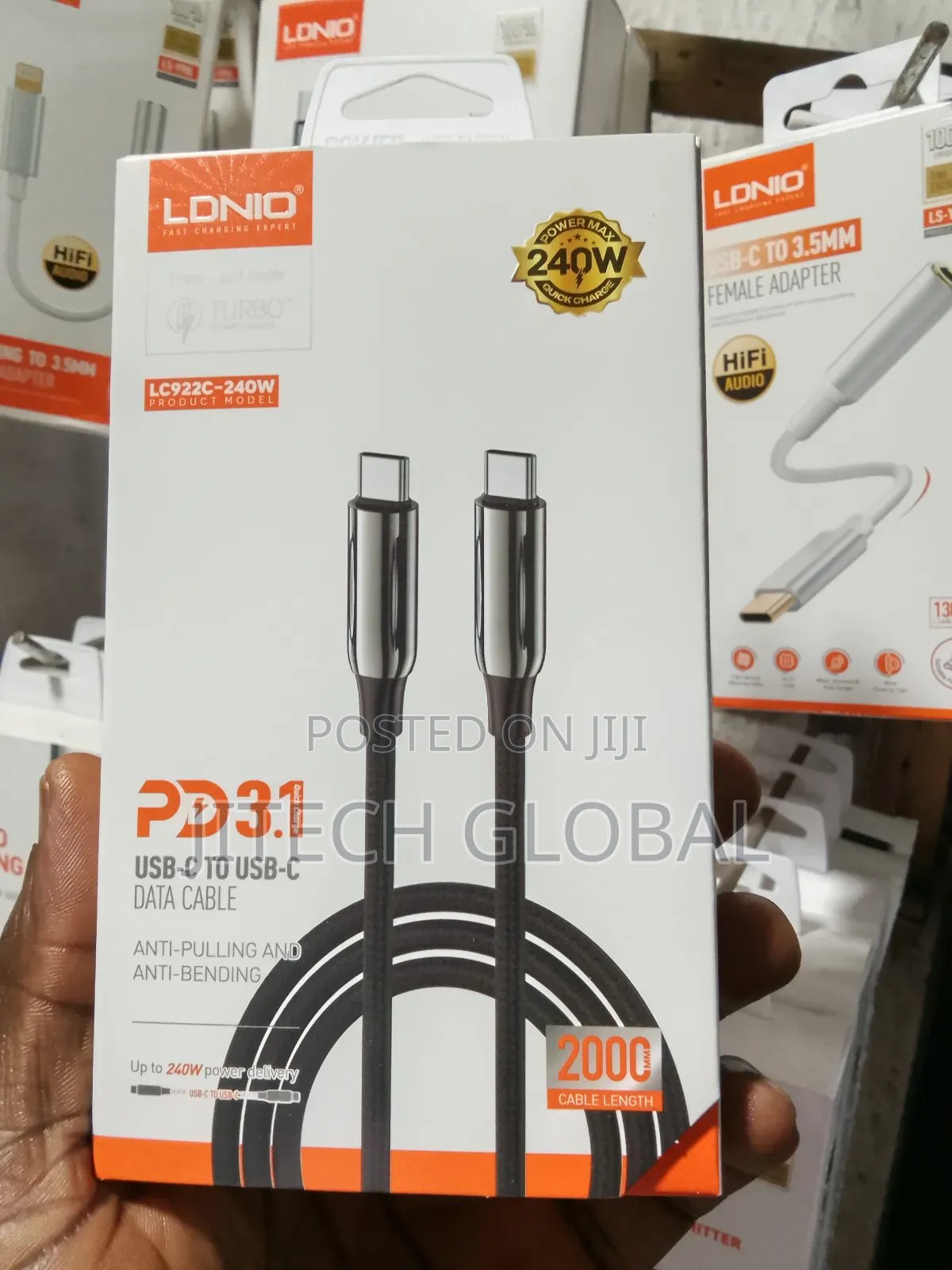 240w High Power Pd3.1 Fast Charging Data Cable 2m
