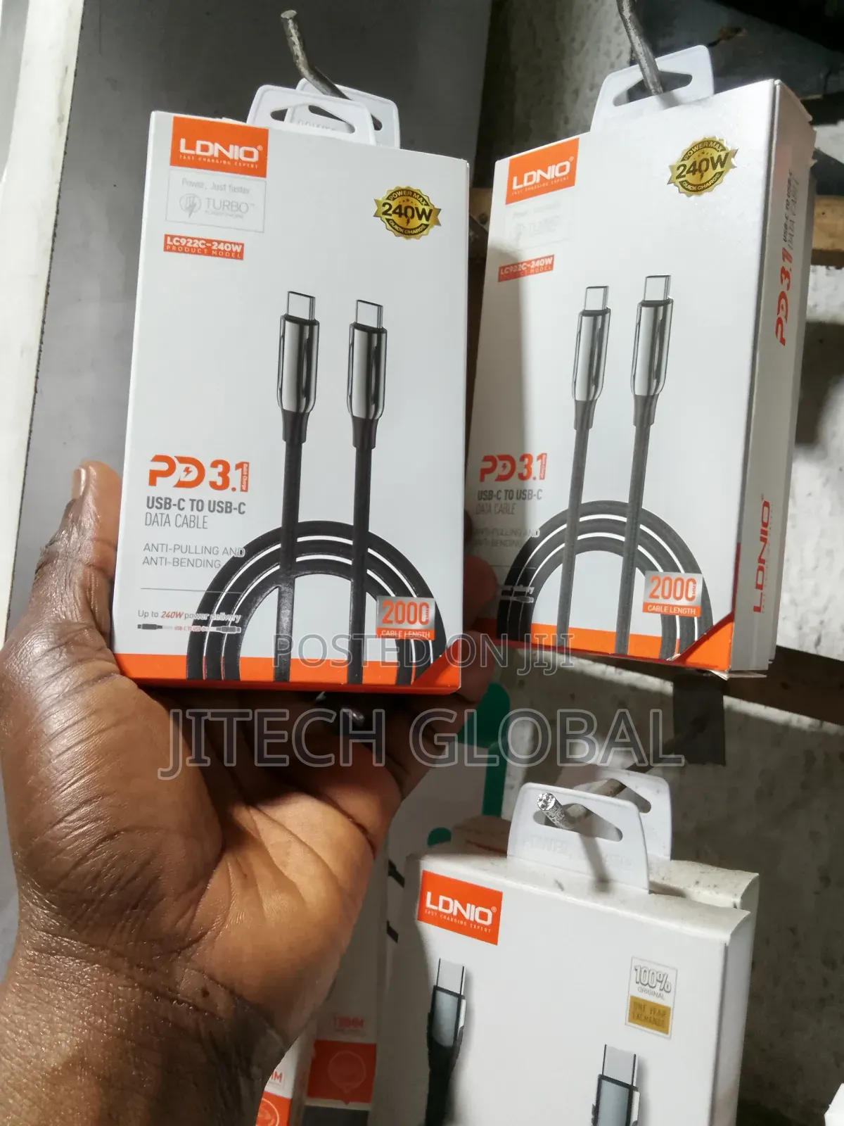 240w High Power Pd3.1 Fast Charging Data Cable 2m