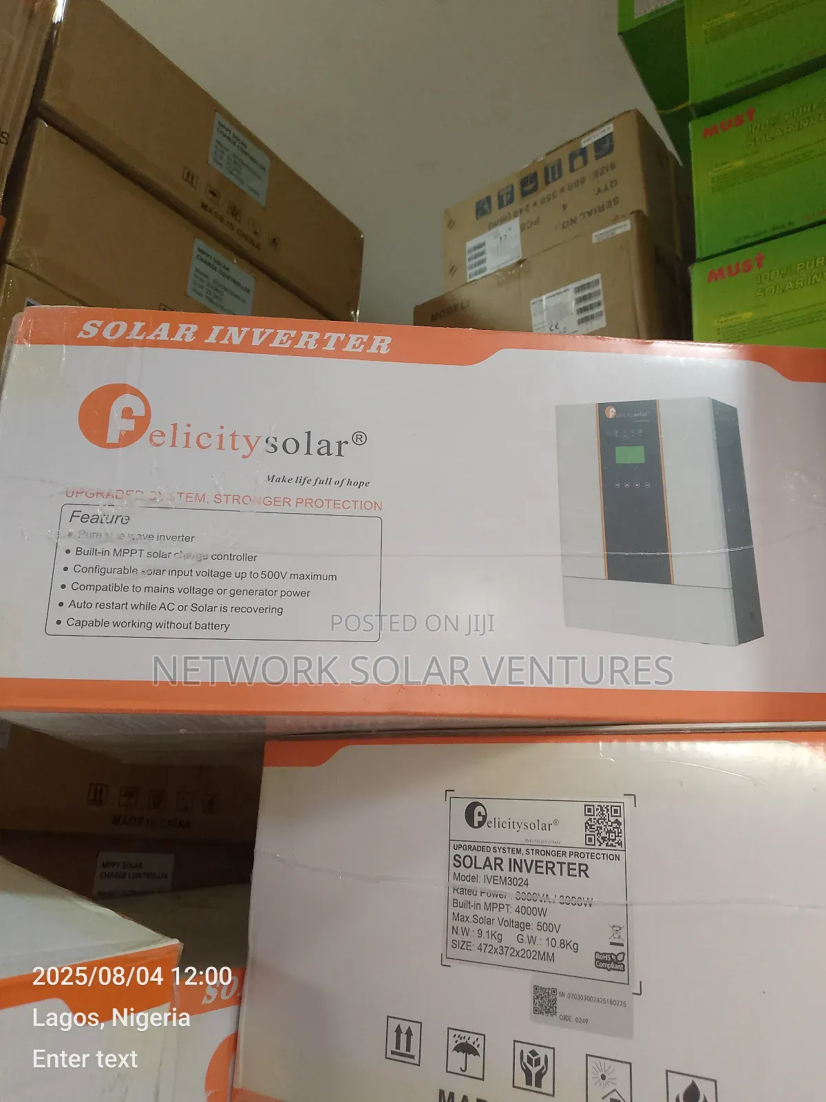 3kva 24v Ivem Felicity Solar Inverter