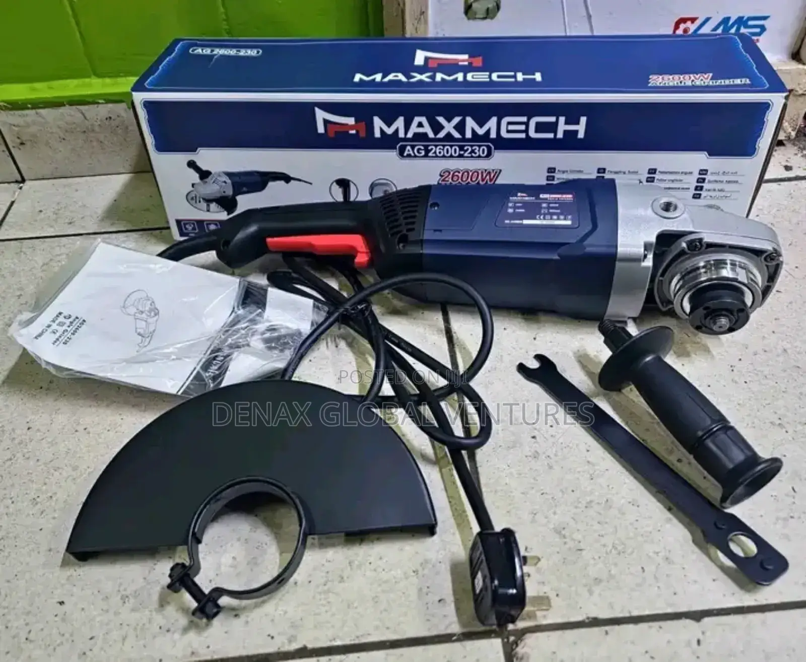 Maxmech Ag2600 Angle Grinder Filling Machine 9"
