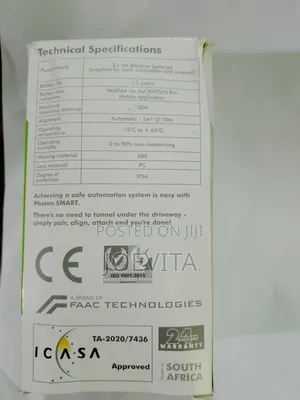 Wireless Infrared Safety Beam