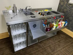 Stainless Steel Cocktail Station