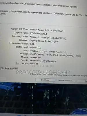 Laptop Dell Inspiron 7566 16GB Intel Core I7 SSD 256GB