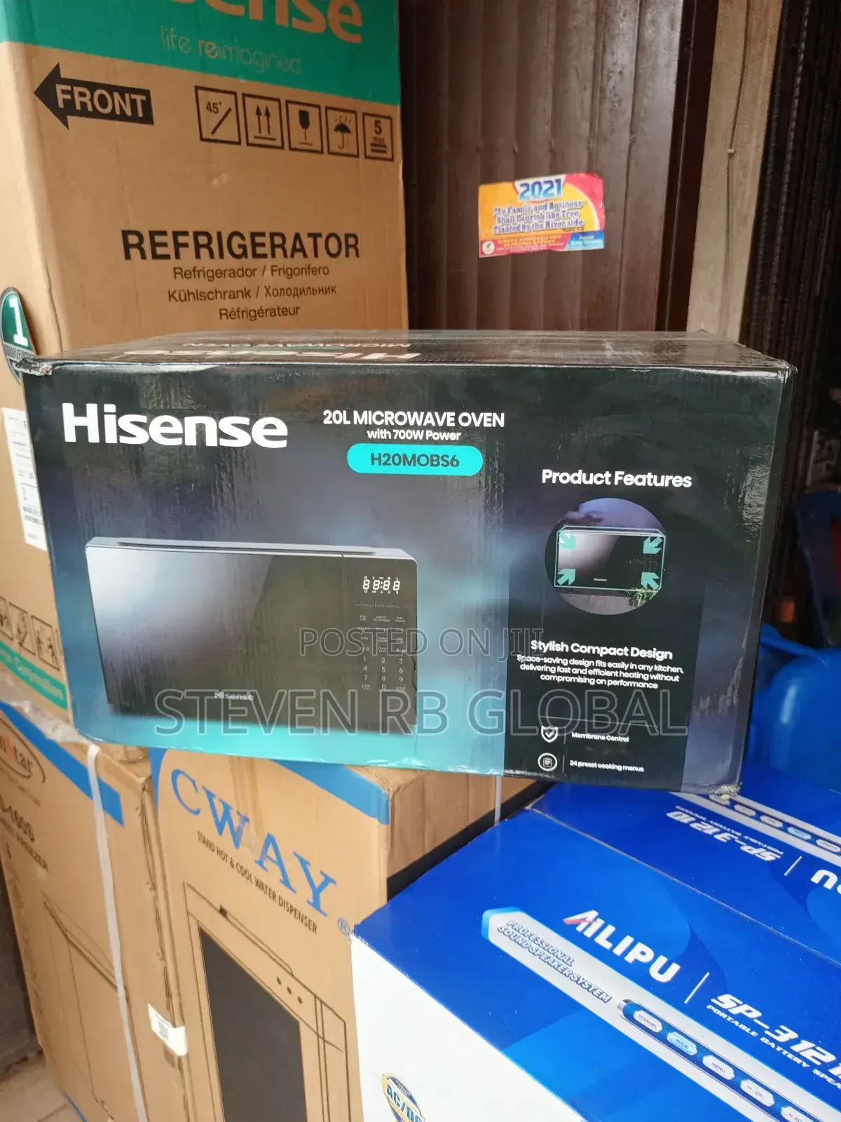Hisense 20 Liters Microwave (Black) | Mwo H20mobs10