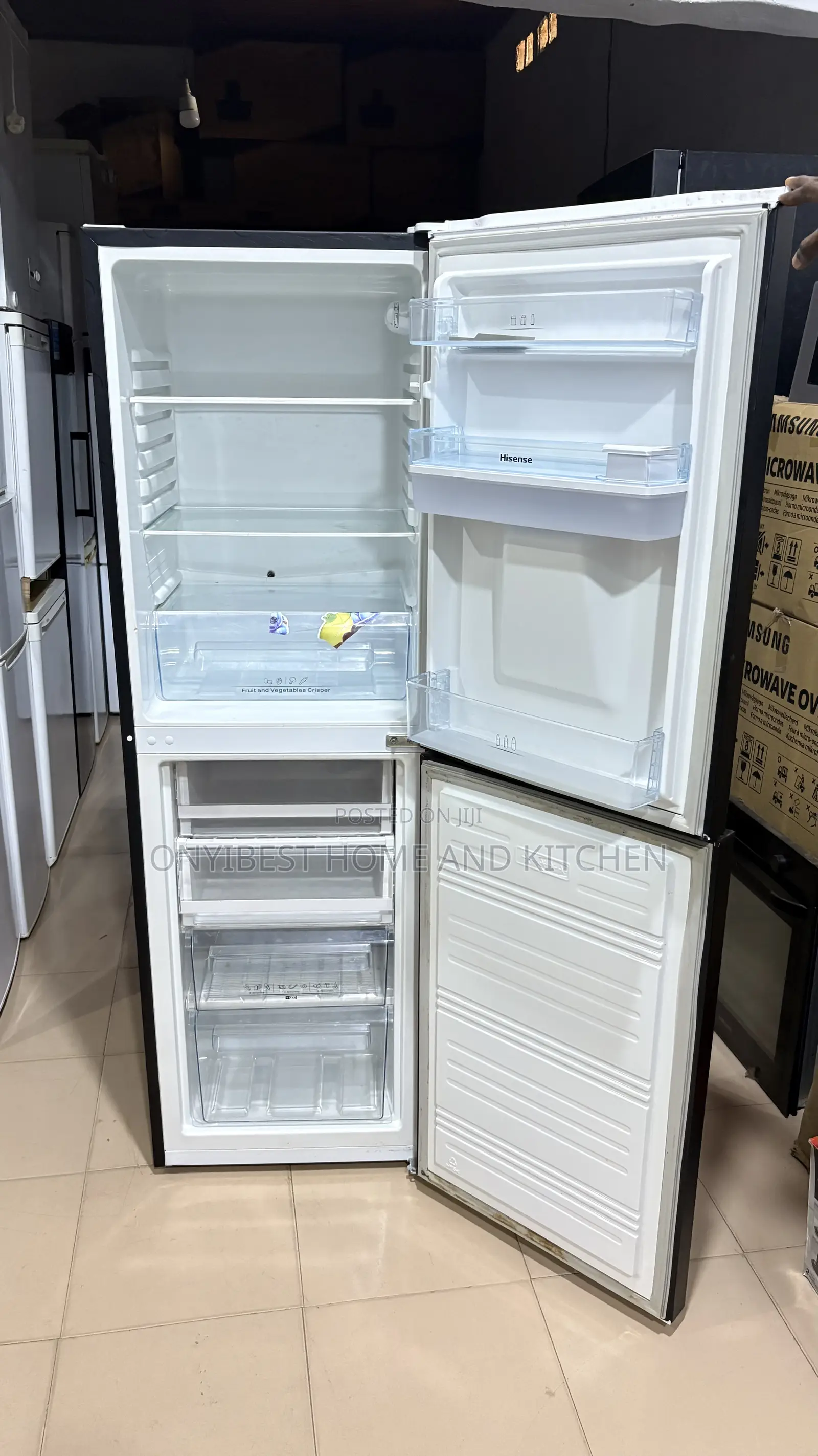 246liters Hisense Double Door Refrigerator