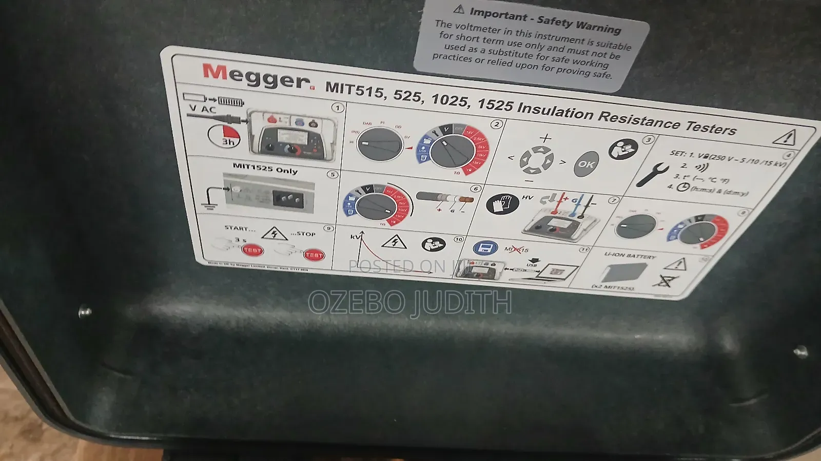 15kva Insulation Tester Megger