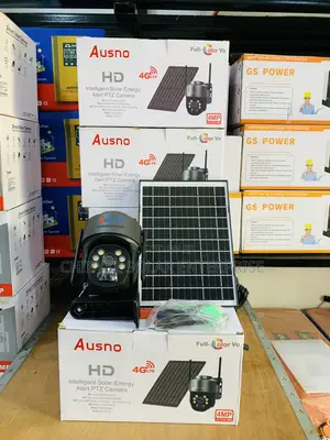 Ausno CCTV Camera 4g Lte Black
