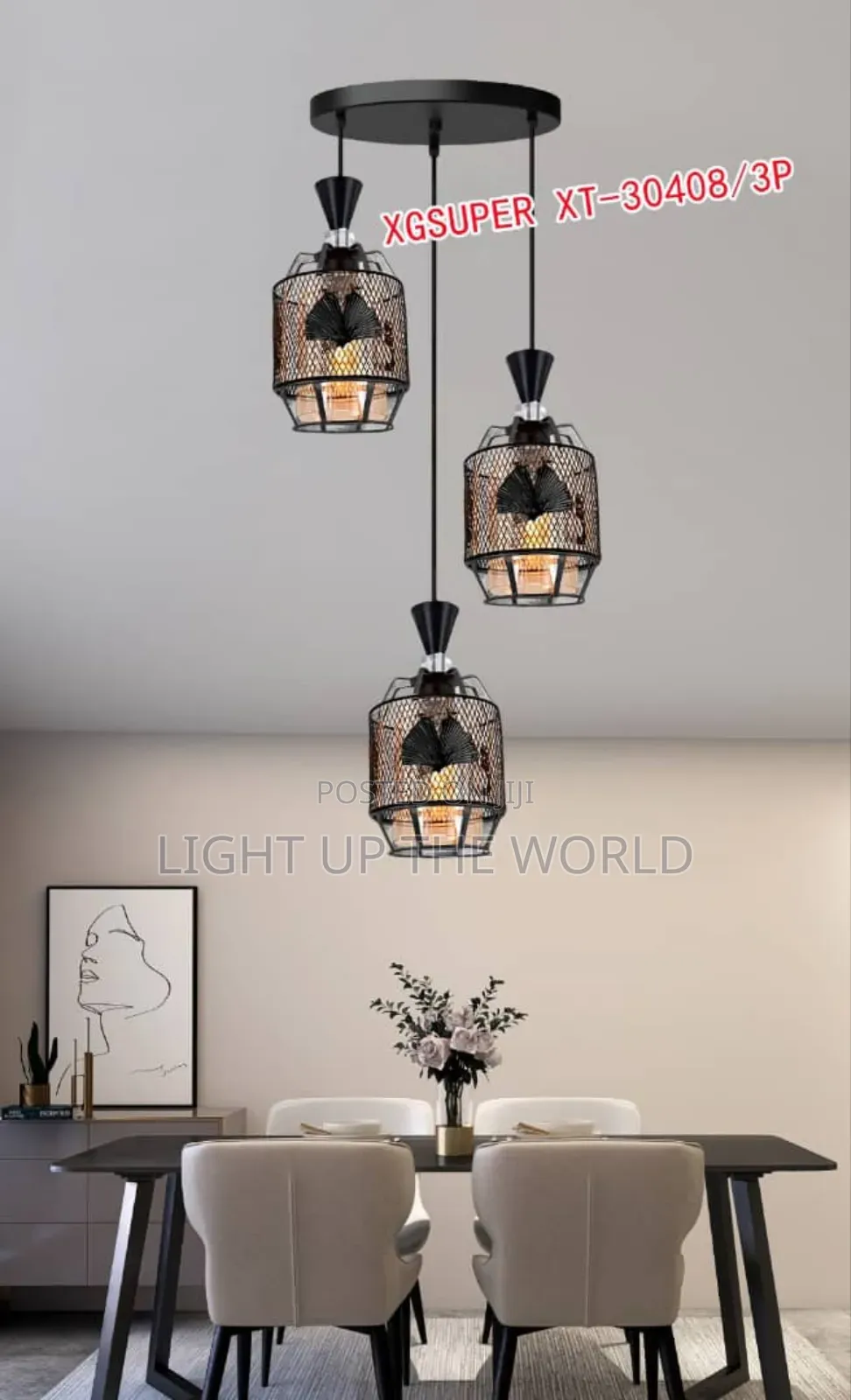 3 in 1 Pendant Light