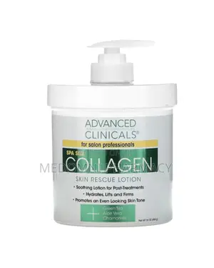 Advanced Clinicals Collagen Skin Rescue Lotion 454g