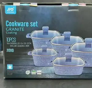 10pcs Cookware Set Granite Coating