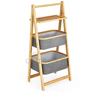 3 Tires Laundry Foldable Rack