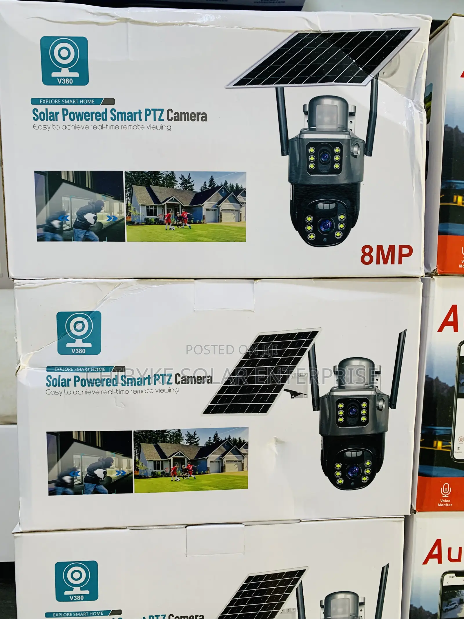 Solar Powered Smart PTZ Camera 4g Lte