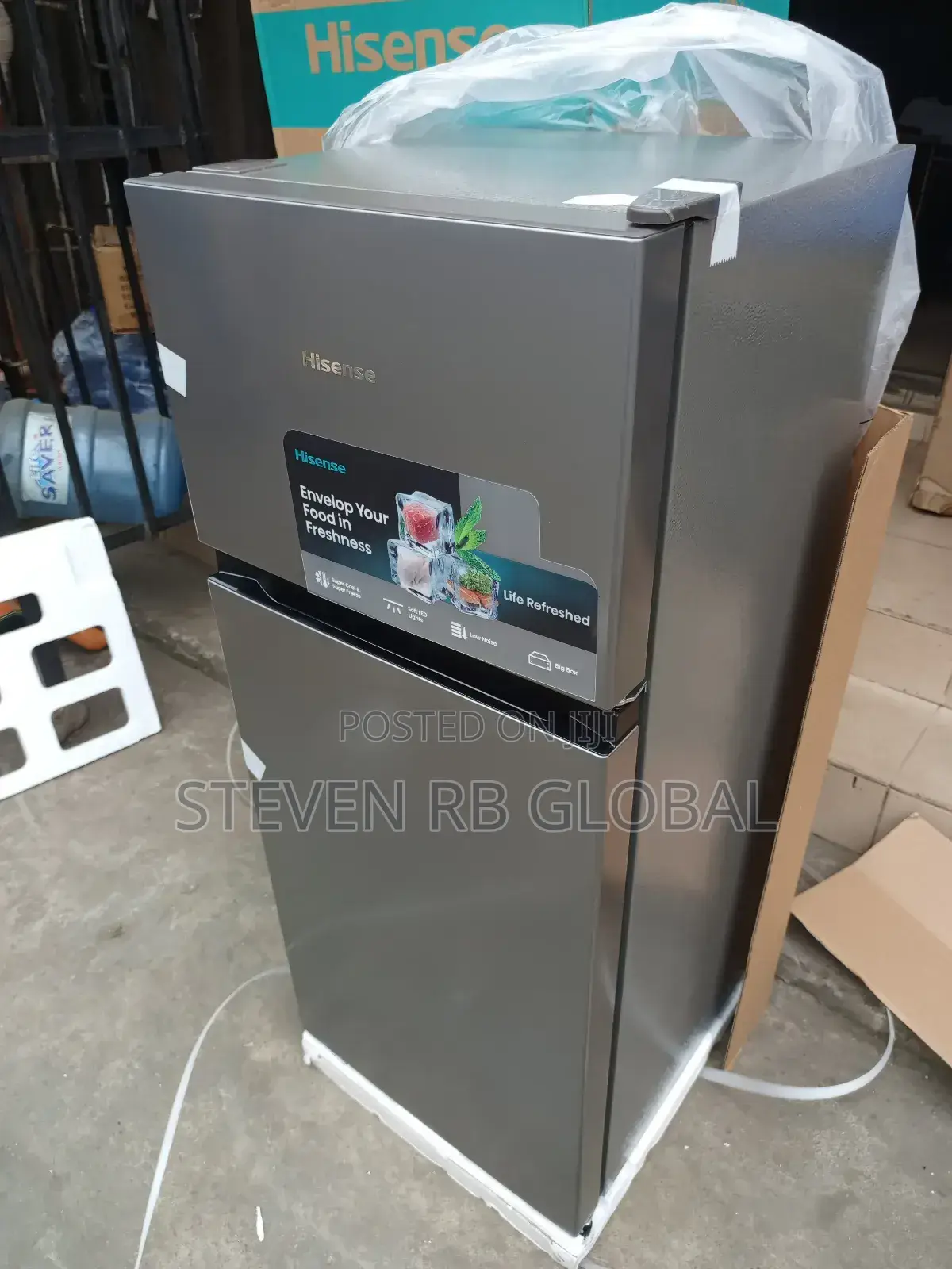 Hisense 124 Liters Double Door Refrigerator | Ref 172dr
